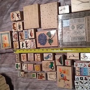 Rubber Stamps 67 pieces assorted brands